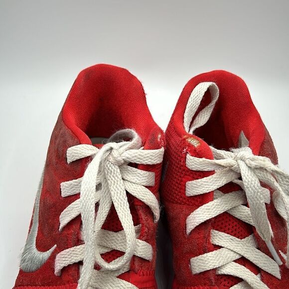 NIKE Kid's Kyrie 3 GS, University RED/University RED-Wolf Grey - Picture 6 of 8